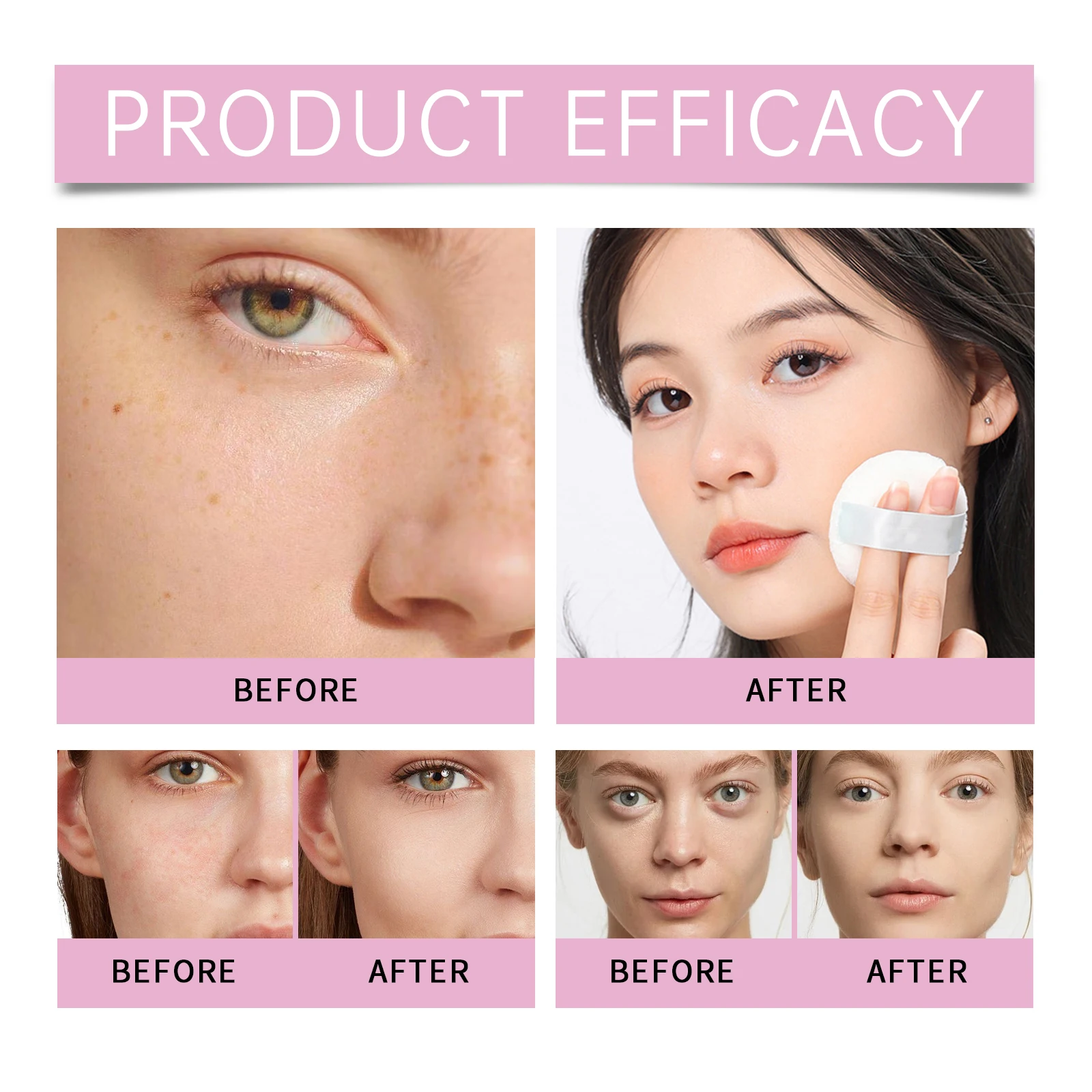 Eelhope Oil Control Setting Powder - Lightweight & Breathable Formula for a Matte Finish, Natural Non-Greasy Face Powder