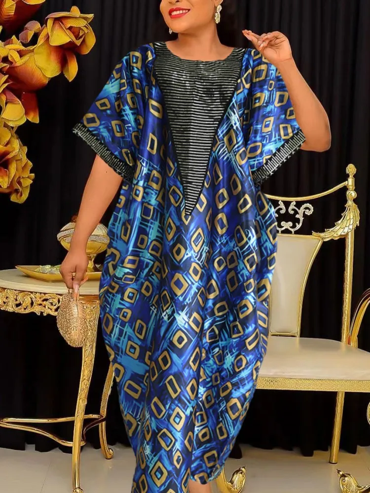 African Dresses For Women Muslim Fashion Abayas Boubou Dashiki Ankara Outfits Evening Gown Dubai Kaftan Abaya Robe Marocaine