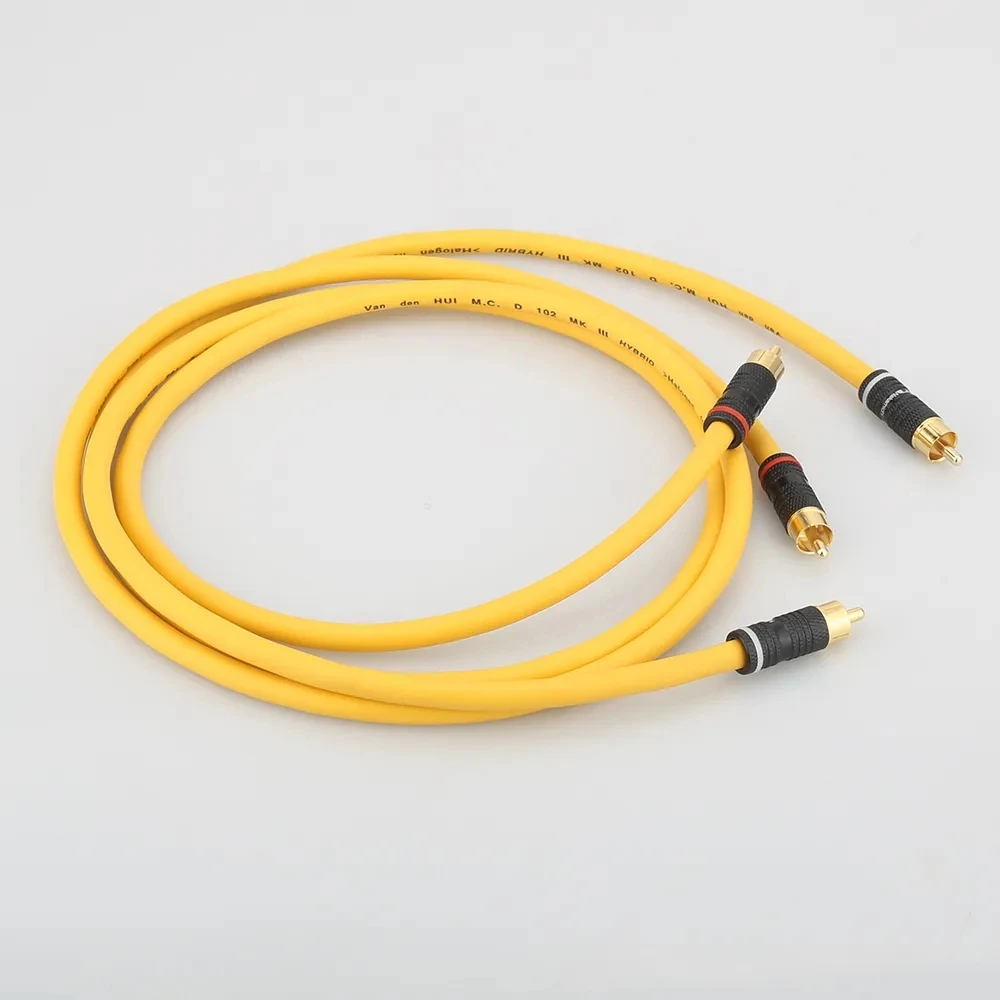 DIY RCA 상호 연결 케이블, 하이파이 오디오 RCA 케이블, 익스텐션 케이블 A11, 한 쌍