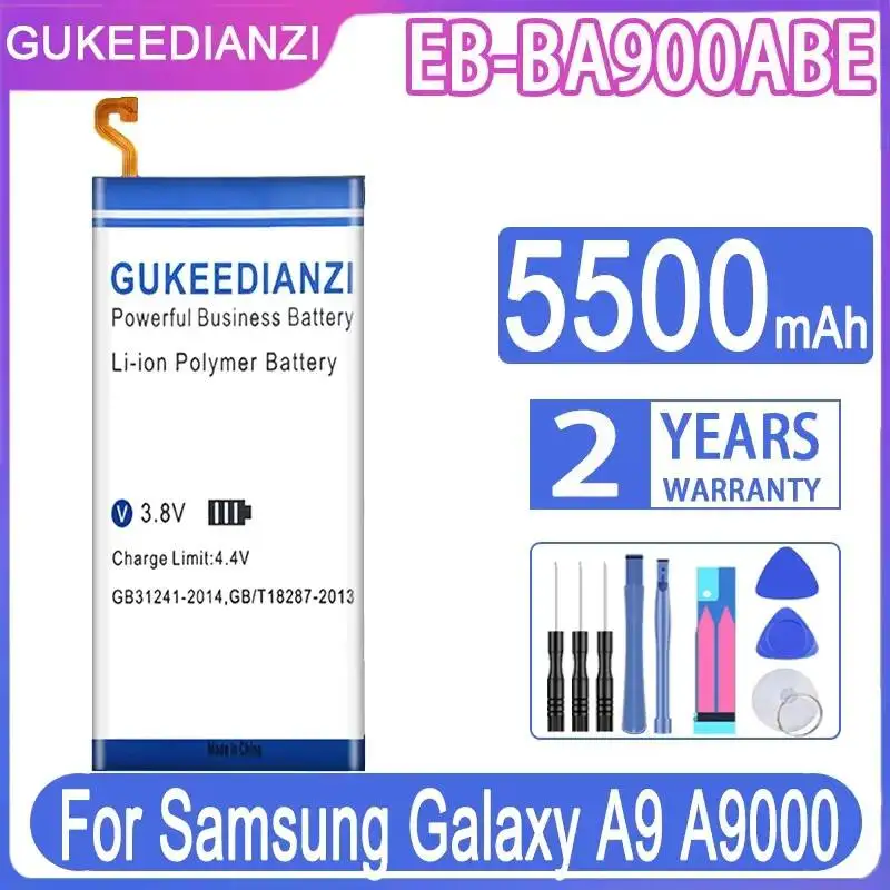 High Compatibility EB-BA900ABE 5500mAh For Samsung Galaxy A9 A9000 Reliable Replacement Mobile Phone Battery