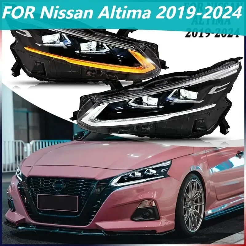 

For Nissan Altima 2019-2024, 1Pair LED Projector Headlights with DRL, Front Head Lamps Easy Install