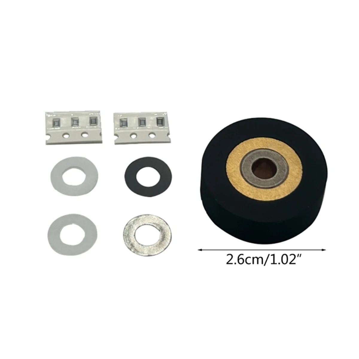 Rolo de pitada com furo de metal, reproduzido com precisão para revox b77 a700 pr99 c270 c274 para studer a67 b67 a807 a810 alto-falante