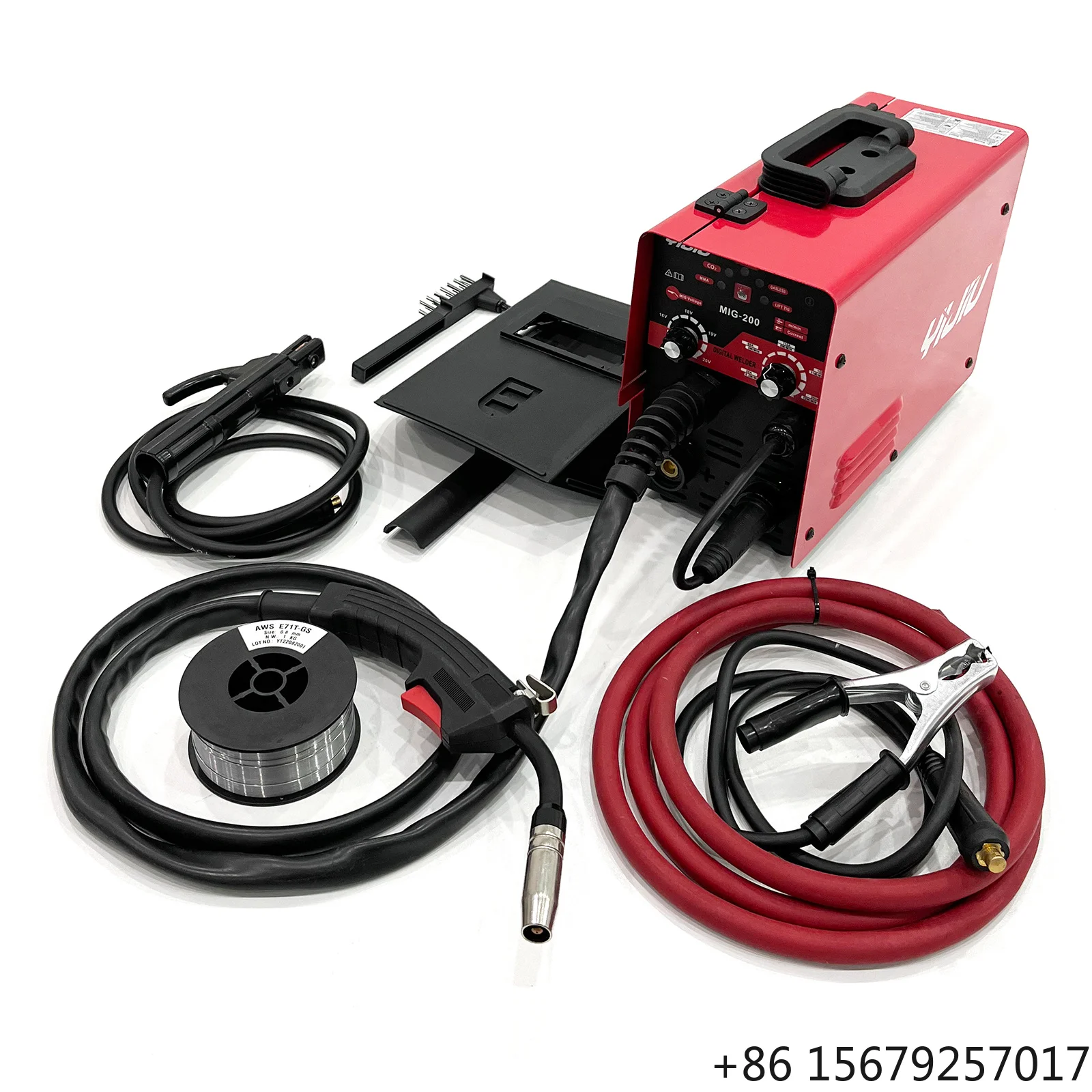 YIJIU New Portable 220V 3 in 1 MIG-120DG Gasless MIG/MMA/TIG Welding Machine with Digital Display Home & Light Industry Use