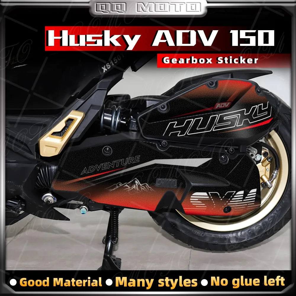 For HUSKY ADV150 Husky Adv 150 2022-2026 Frosted Motorcycle Air Filter Gearbox Protection Sticker Refit Decal Accessories