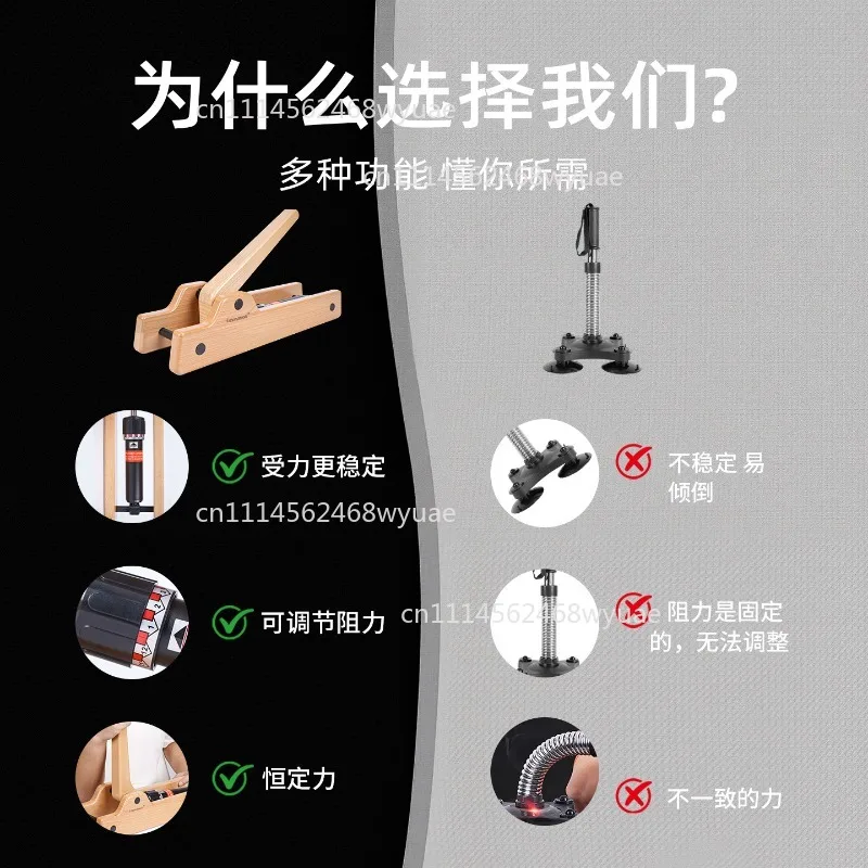 Wooden Arm Wrestling Trainer, Biceps and Grip Strength Training Tool for Home Gym Fitness