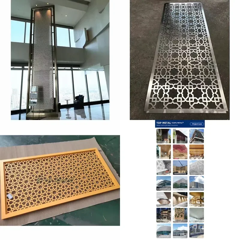 Modern Waterproof Aluminum Room Partition with Sound Insulation and Eco Friendly PVDF Coating