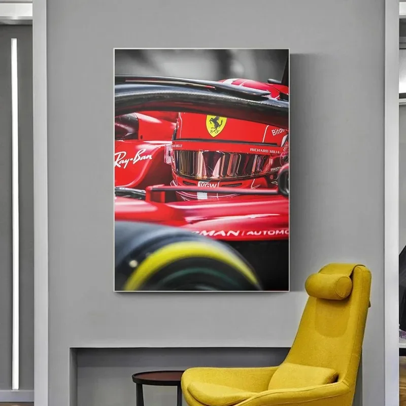 Extreme Sports Poster Formula One Racing and Prints Aston Martin F1 AMR23 Canvas Painting Mural Home Bar Decoration