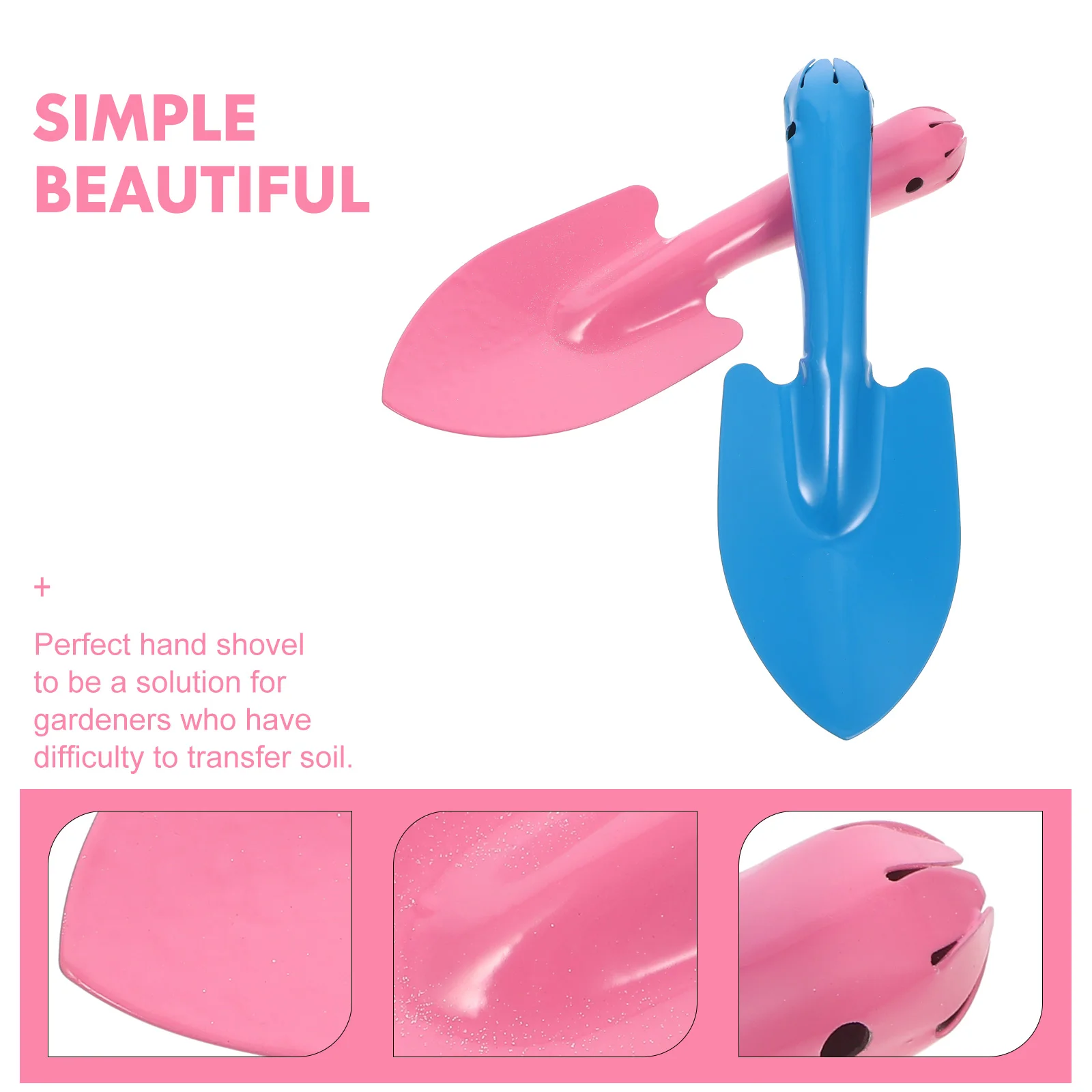4pcs Gardening Shovels Lightweight Tools Planting Shovel Soil Digging Supplies Transplanting Ergonomic Handle