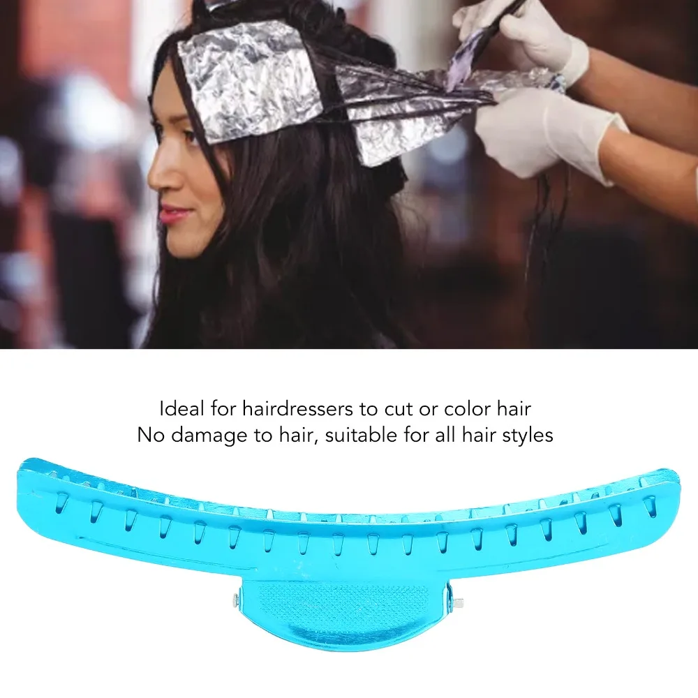 6PCS Metal Clamp Hair Section Clips Aluminum Tip Non-Slip Grip Claw Hair Clips Strong Hold Lightweight Design Hair Styling Clip