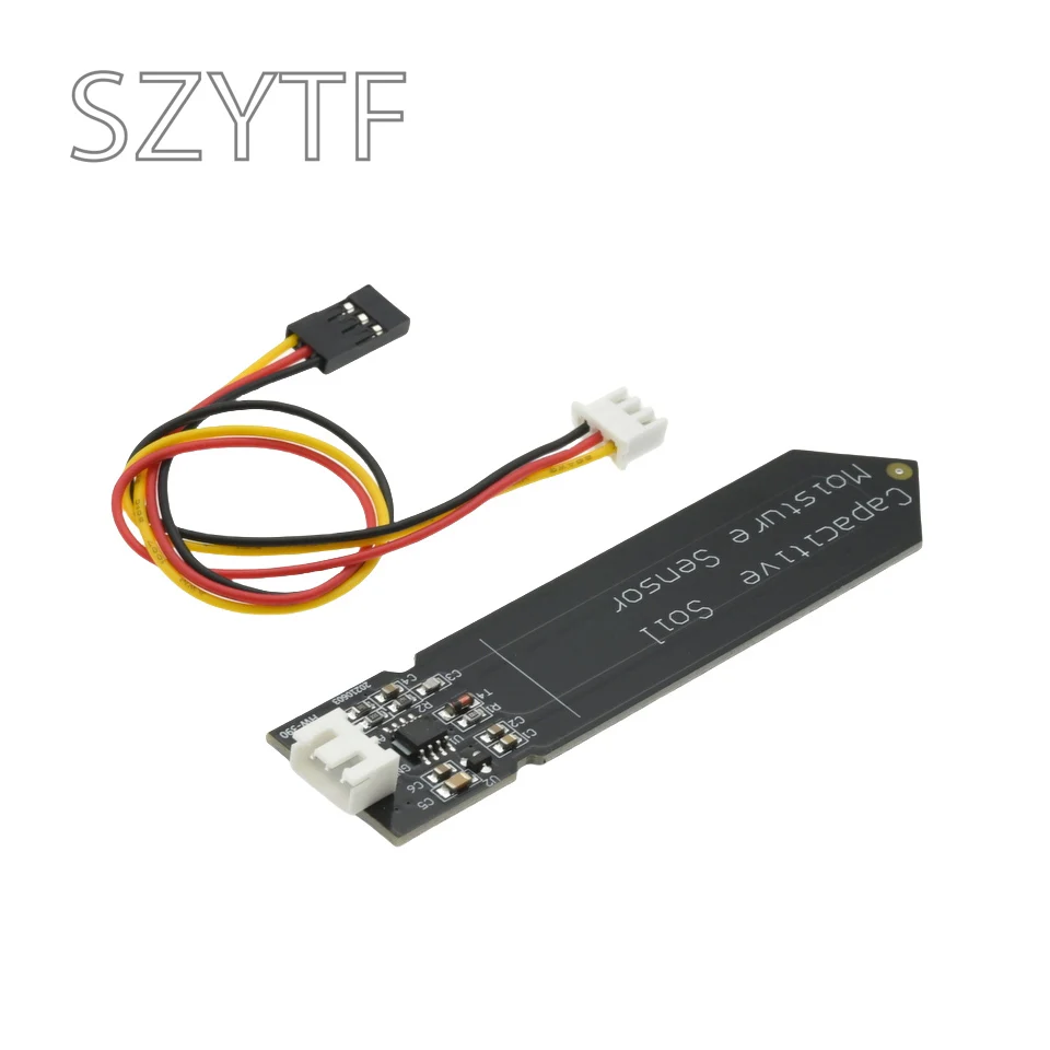 Capacitive Soil Moisture Sensor Not Easy To Corrode Wide Voltage Wire For Arduino