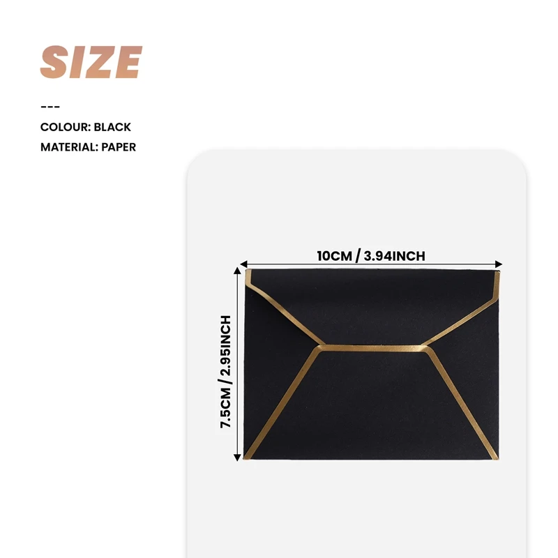 50Pcs Mini Envelopes Gift Card Envelopes Envelopes For Personalized Gift Cards Wedding Envelopes Or Place Card