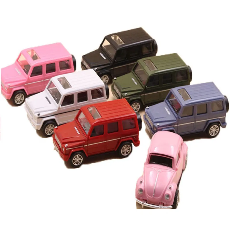 Off-road car pull back Mercedes-Benz plastic simulation Mercedes-Benz pull-back car cake ornaments toy car model car