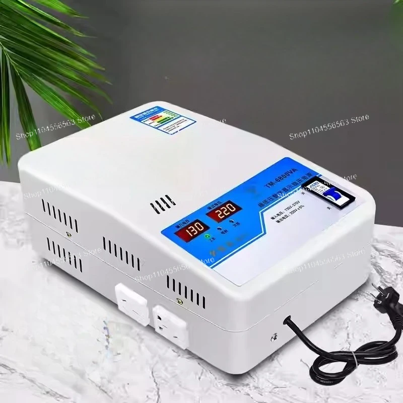 220V 20KW Voltage Stabilizer: Automatic, Dual Screen Digital Display - Air Conditioner Special for Household