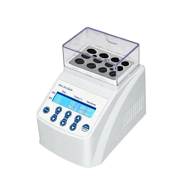 Mini Laboratory Dry Block Heating Incubator Air-Cooled Heating Block for Test Tubes Laboratory Heating Equipment