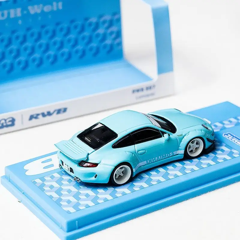 TW 1:64 Porsche RWB 997 modello di auto in lega Tarmac Works