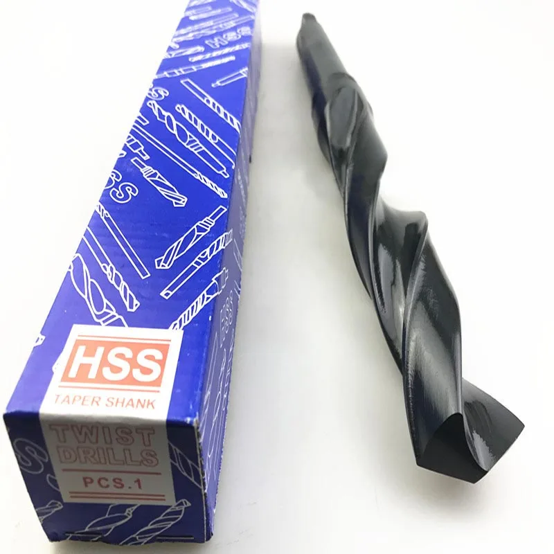 Imagem -02 - Broca de Torção Morse Taper Shank de Alta Velocidade Alarme Broca Ferro Aço Cobre Metal 10 Mm60 mm 1pc