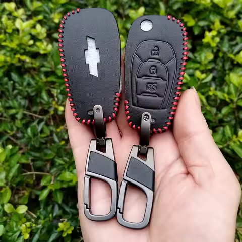 2025 Folding Car Key Covers Case Fob Shell for Chevrolet Spark Sonic Camaro Volt Bolt Trax Malibu Cruze Car-styling Accessories
