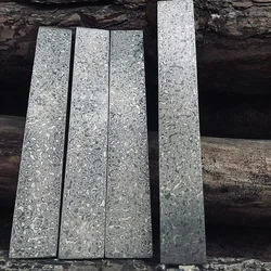 300x5x5mm VG10 Damascus Steel Forged Raw Material Steel Knife Billets Pattern Steel Strip DIY Pattern Thousand Layer Steel