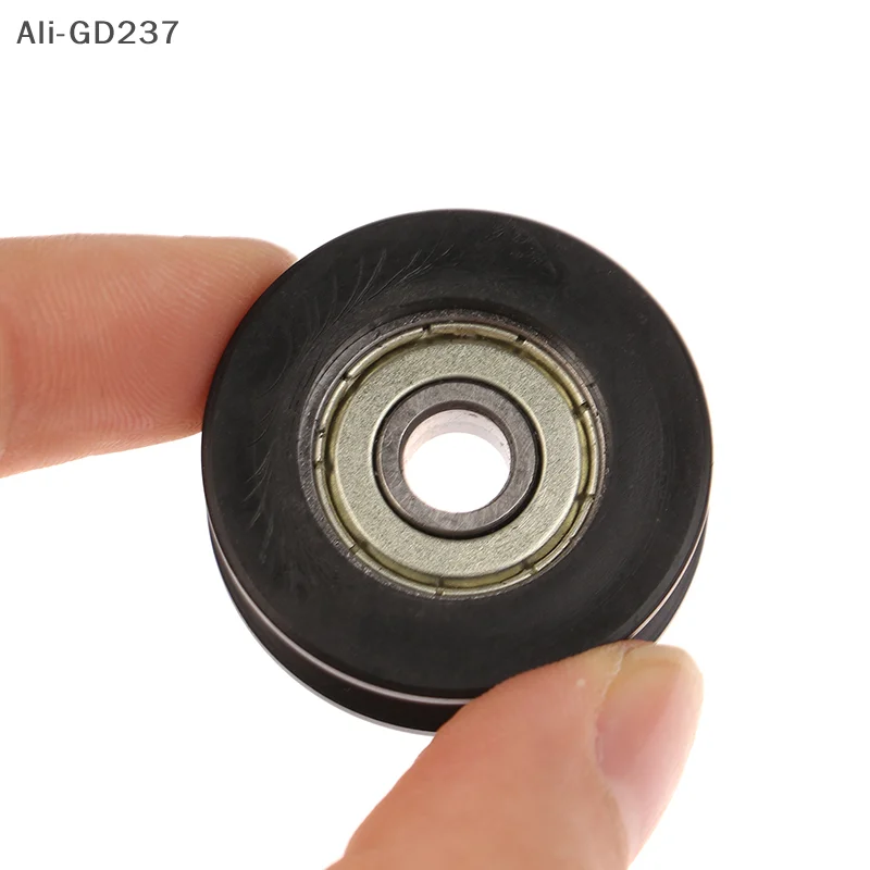 HMA9-For Slide Door Window U Groove Roller Pulley 626 Bearing Steel Bearing Roller Injection-coated U-shaped Pulley Wheel