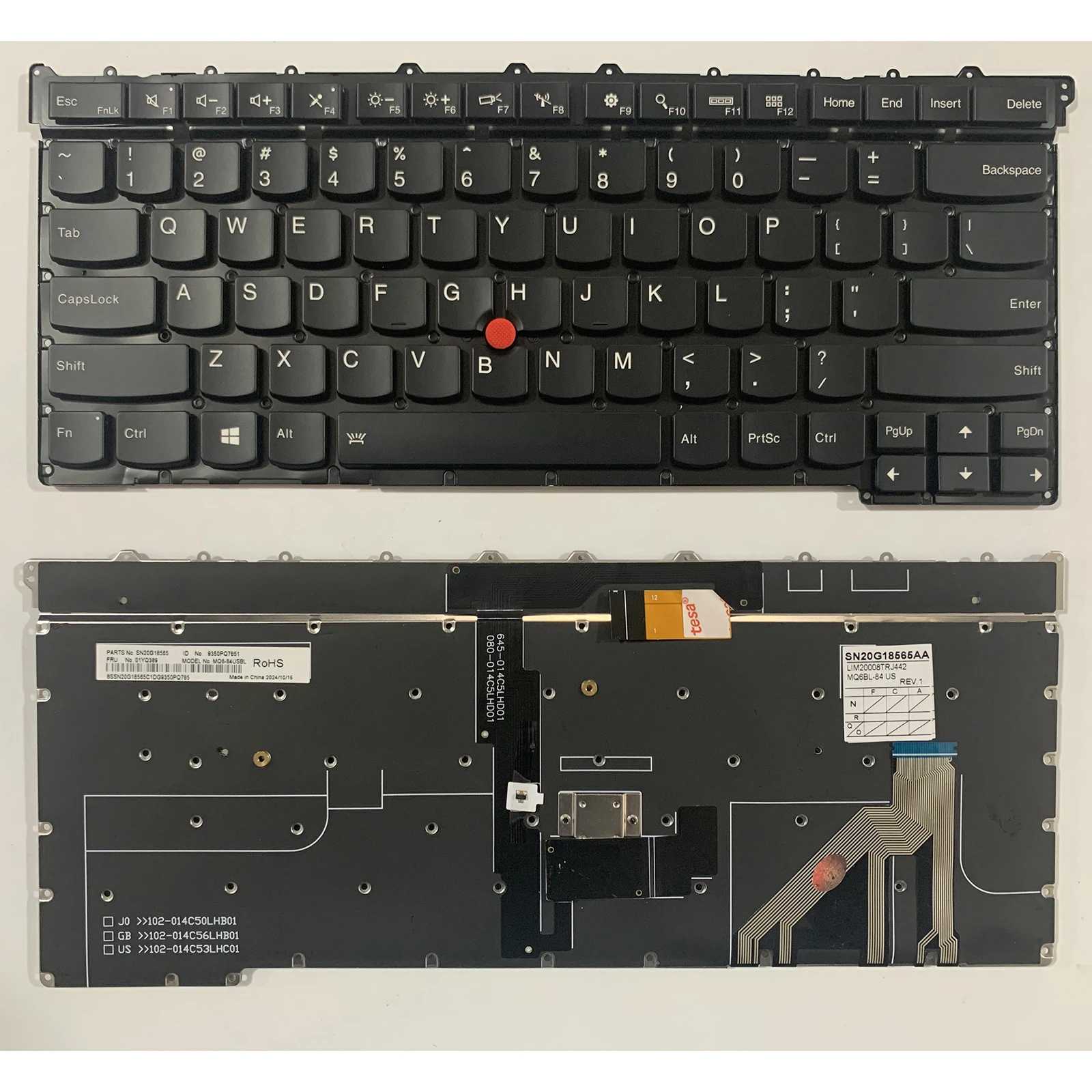 

US UK RU for Lenovo ThinkPad X1 Carbon 3rd 2015 TP00061B Laptop Keyboard