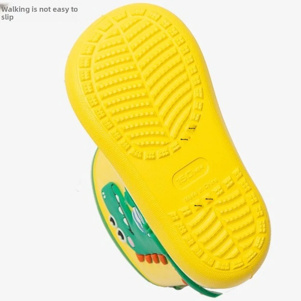 Footwear Cartoon Pattern Children Rain Boots EVA Comfortable Waterproof Shoes Soft Non-Slip Water Shoes Puddle Jumping