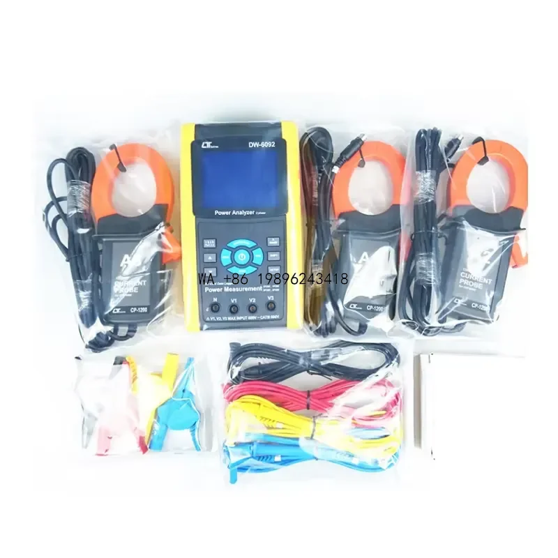 Wmwmnu for LUTRON DW-6092 3 Phase Power Meter Analyzer Tester Real Time Data Logger Fast Shipping