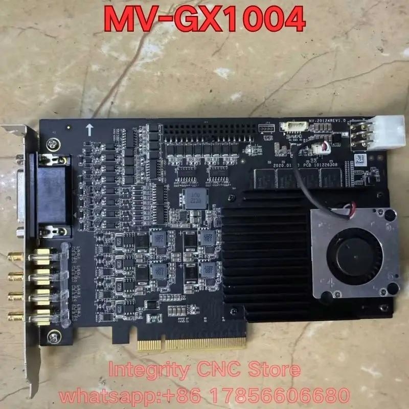 Second-hand MV-GT1002 visual capture card function test is normal and requires negotiation.