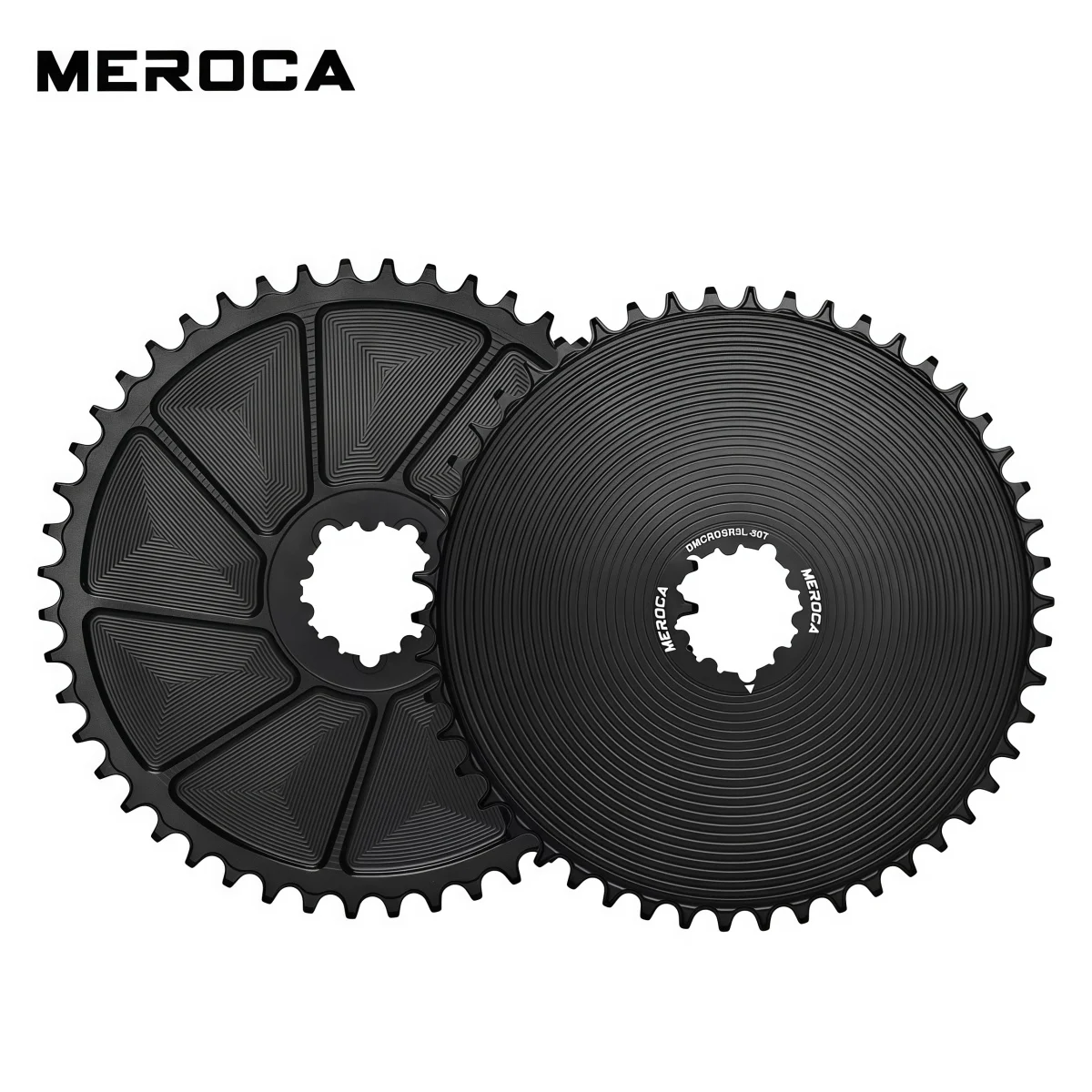 Звезда MEROCA GT08 с прямым креплением на 3 болта, из алюминия с ЧПУ, узко-широкая, 42T–56T, для шоссейных велосипедов 8–12 скоростей – одинарная, закрытая.