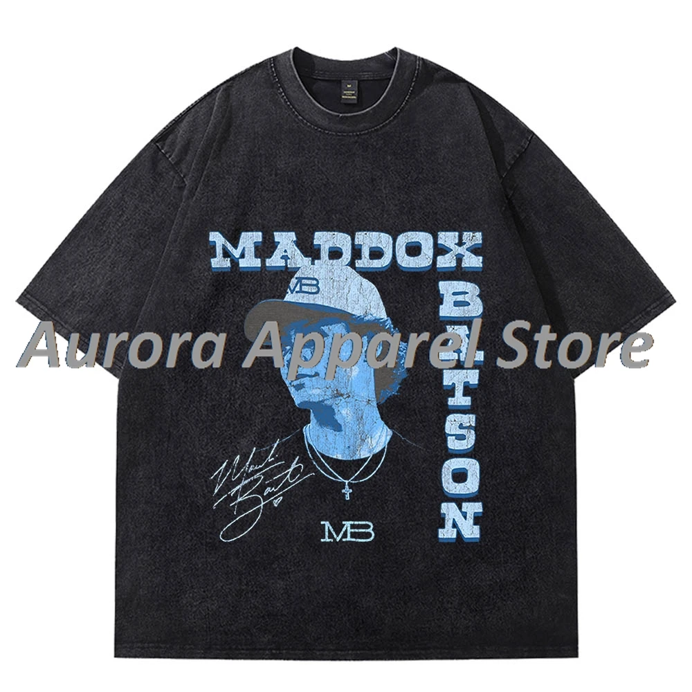 

Maddox Batson MB Photo Vintage Wash T-Shirts I Need A Truck Tour Merch Women Men Cotton Short Sleeve Tee