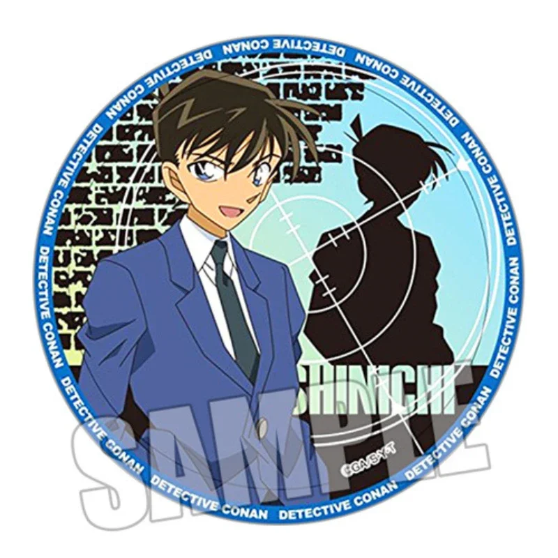 Kudou Shinichi Kid The Phantom Thief Rachel Moore Peripheral Badges Anime Lapel Pins for Backpacks Brooch for Clothes Jewelry