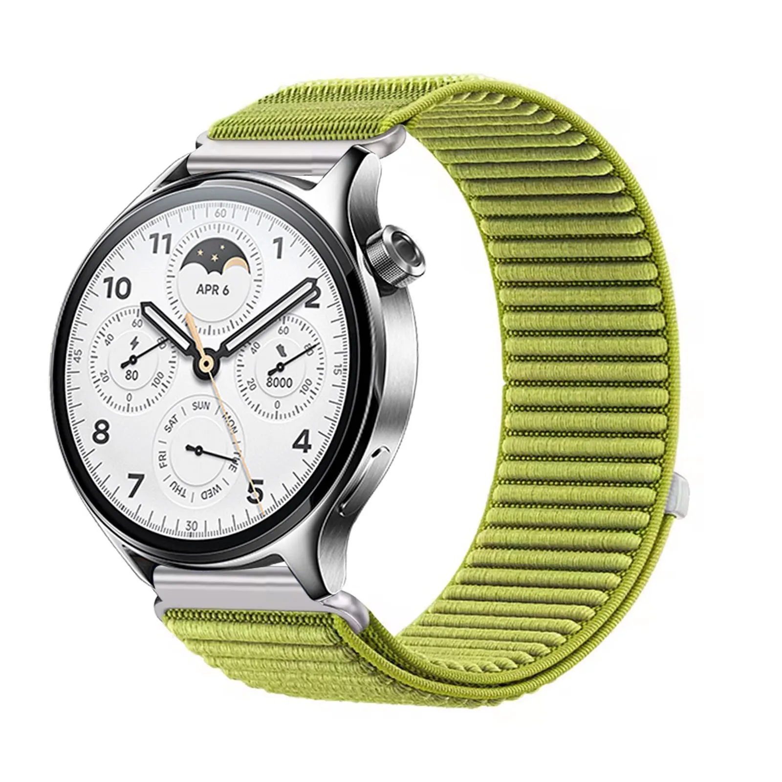 

Nylon Bands for Xiaomi Mi Watch S1/Watch S1 Active/Watch S1 Pro Band, Elastic Soft Velcro Nylon Strap