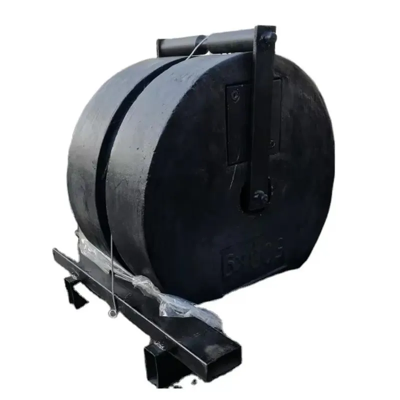 500kg Cast Iron Roller Calibration Weight 0.5t Counterweight for Weighbridge Accurate Scale Testing