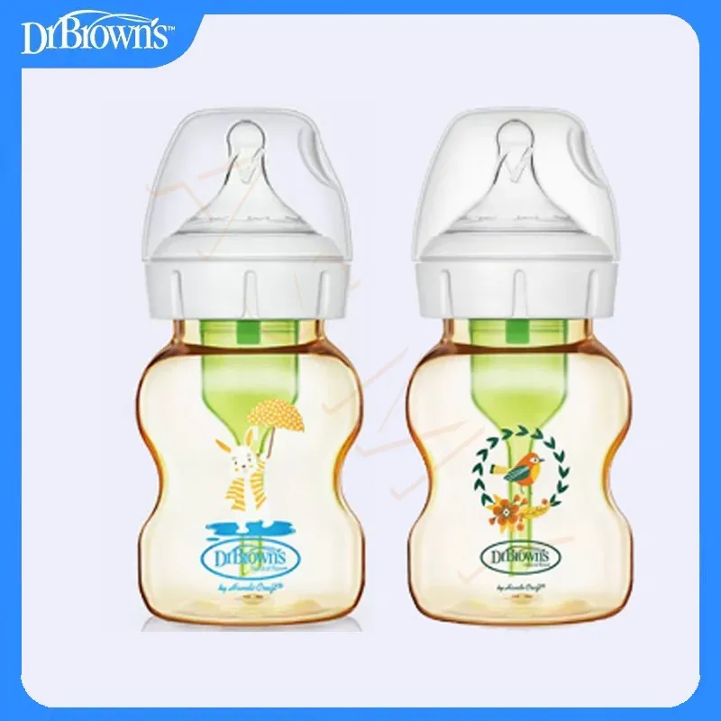 Dr. Brown's newborn PPSU / anti-colic / wide mouth / baby bottle / anti-drop 150ML