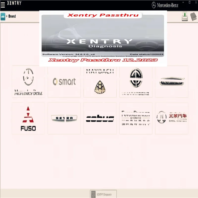 

Инструмент для кодирования и обслуживания ECU автомобиля Xentry Passthru 12.2023, инструмент для диагностики и программирования, интерфейс J2534