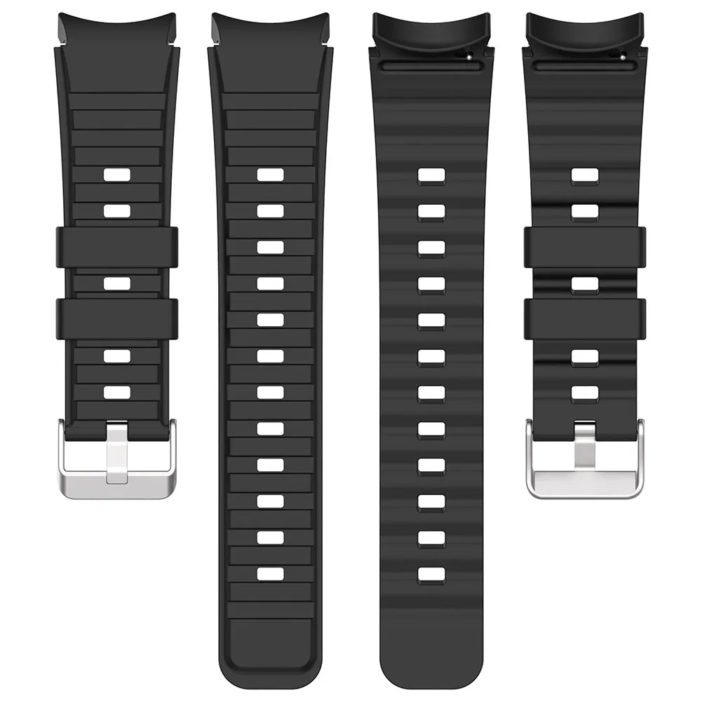 Silicone Strap for Samsung Galaxy Watch 4/5/6 20mm Adjustable Watch Band Sweatproof Watch Strap Replacement Sports Band Bracelet