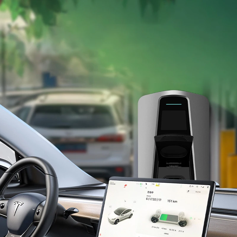 2025 حار بيع المستوى 2 مركبة كهربية الحائط محطة شحن السيارة للسيارات الكهربائية 7kw الصين Evse الوضع 3 #2