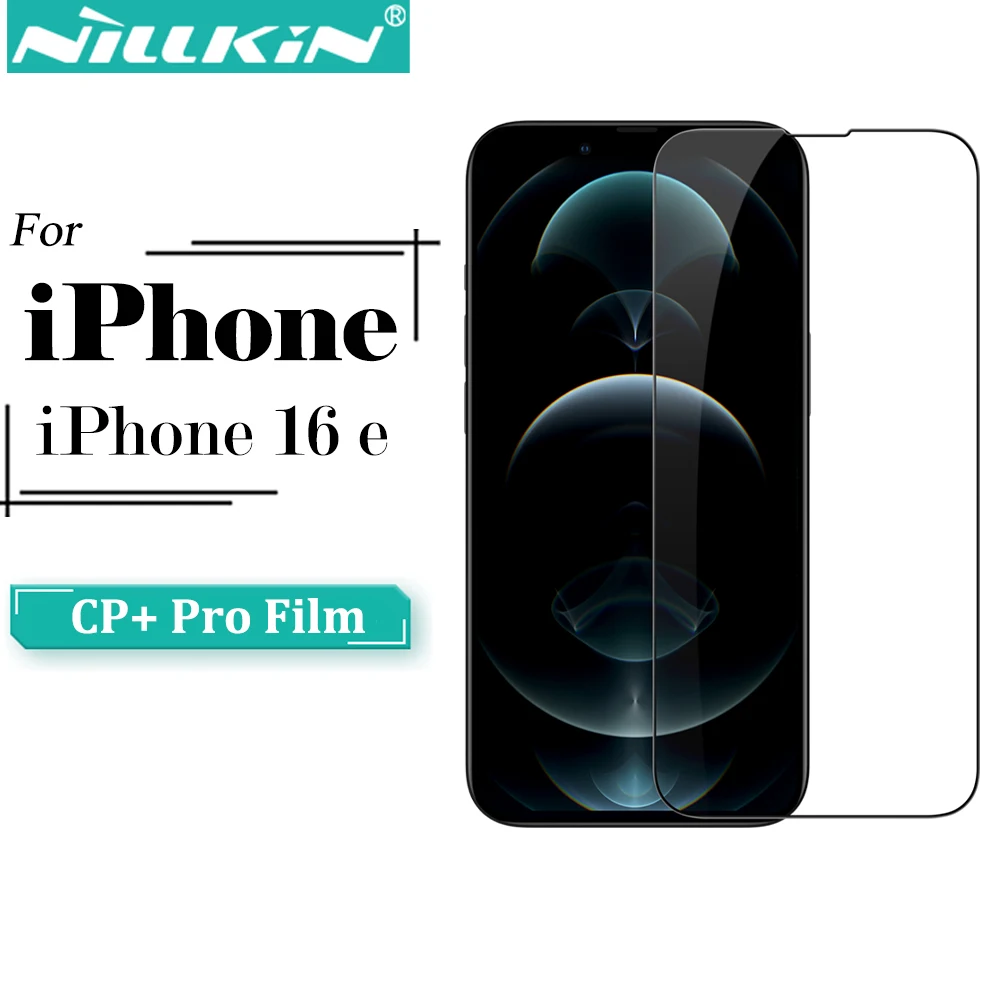 

Nillkin iPhone 16E CP+PRO Tempered Glass Screen Protector 9H Anti-Scratch 0.33mm Ultra-Thin Anti-Glare Full Coverage Protection