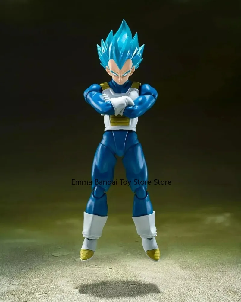 Bandai-figura de acción de Dragon Ball Shf, Super Saiyan God Vegeta, modelo de juguete, regalo, S.H.Figuarts, en Stock