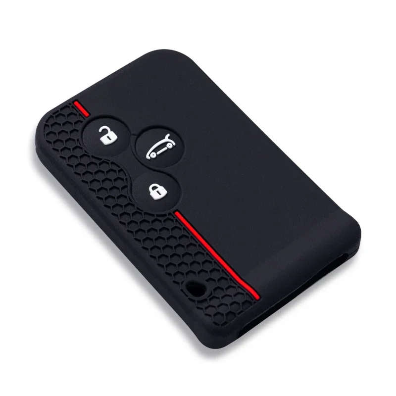 Silicone Keychain Car Keys Accessories Key Case Cover For Renault Megane Clio Megane 2 Scenic Stage Koleos Logan Region Card