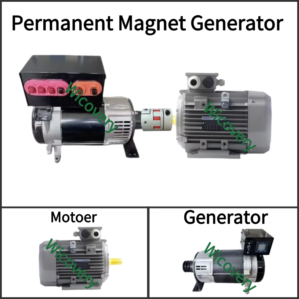30KW 50KW 220V 380V Permanent Magnet Generator 50Hz High-Efficiency Three-Phase AC Generator Equipped With Voltage Regulator