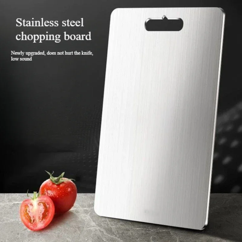 

Home kitchen Chopping Board Panel 304 Stainless Steel Chopping Board Thickened Moisture-proof Cutting Board New