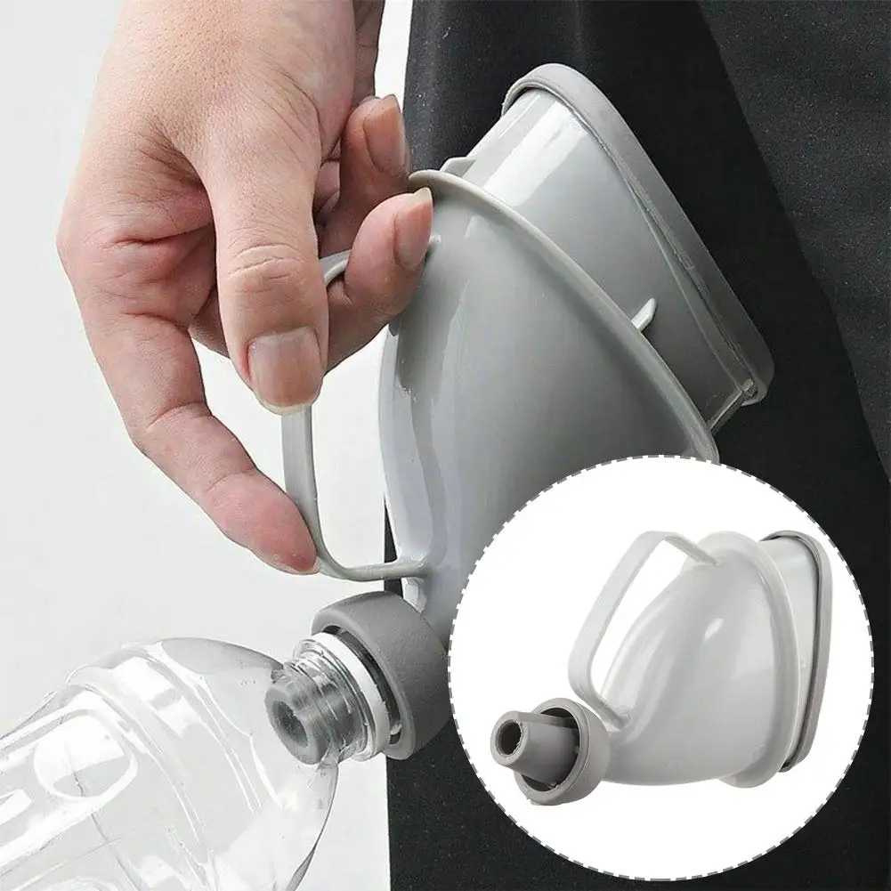 1pc Outdoor Car Camping Toilet Male Female Urinal Funnel Urine Funnel Peeing Emergency Traffic Portable Toilet Camping Equipment