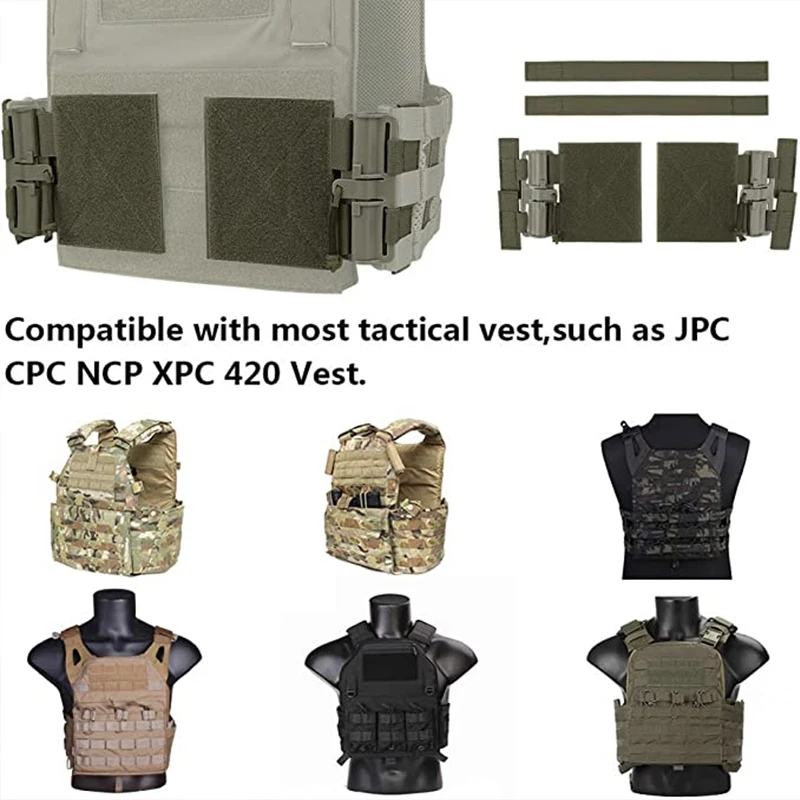 High Quality Tactical Accessories, Quick Release Buckle Kit Durable Quick Release System For JPC, CPC, NCP, XPC, 6094, 420 Tank