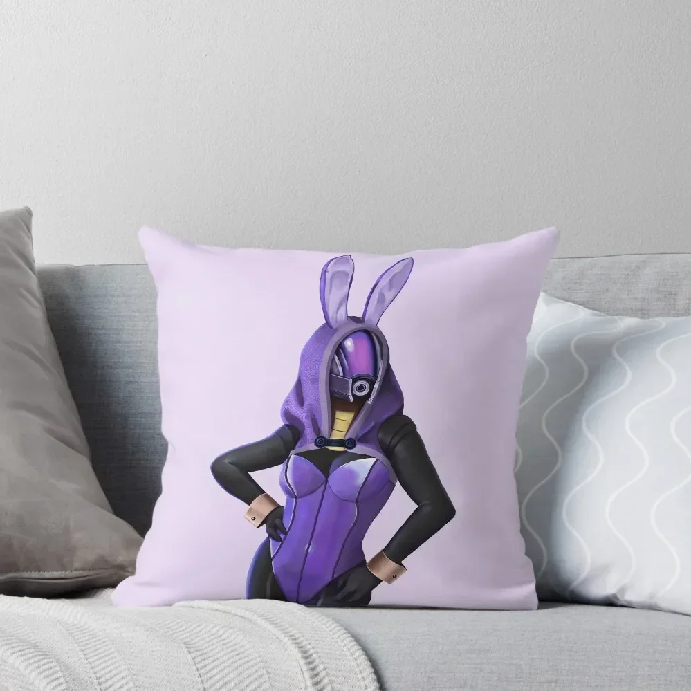 

Tali'Zorah bunnysuit Throw Pillow Embroidered Cushion Cover Marble Cushion Cover home decor items Decorative Sofa Cushion pillow
