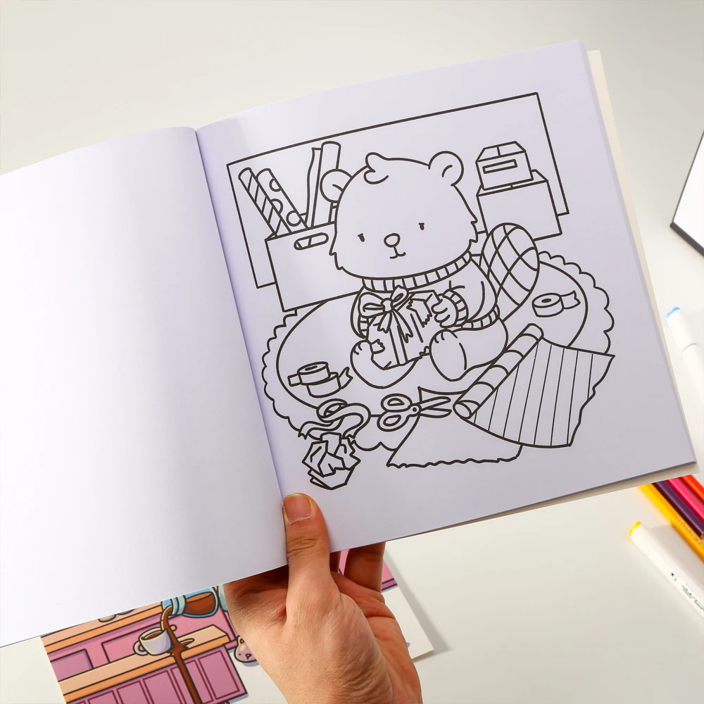 Zabawna książka do kolorowania ze zwierzętami: Humor dla zmęczonych dorosłych, książka do rysowania relaksacyjnego, prezenty na festiwale i Nowy Rok