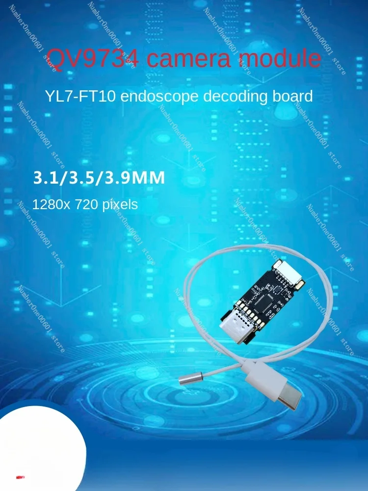 

OV9734 Endoscope Camera Module+YL7-FT10 USB Decoding Board