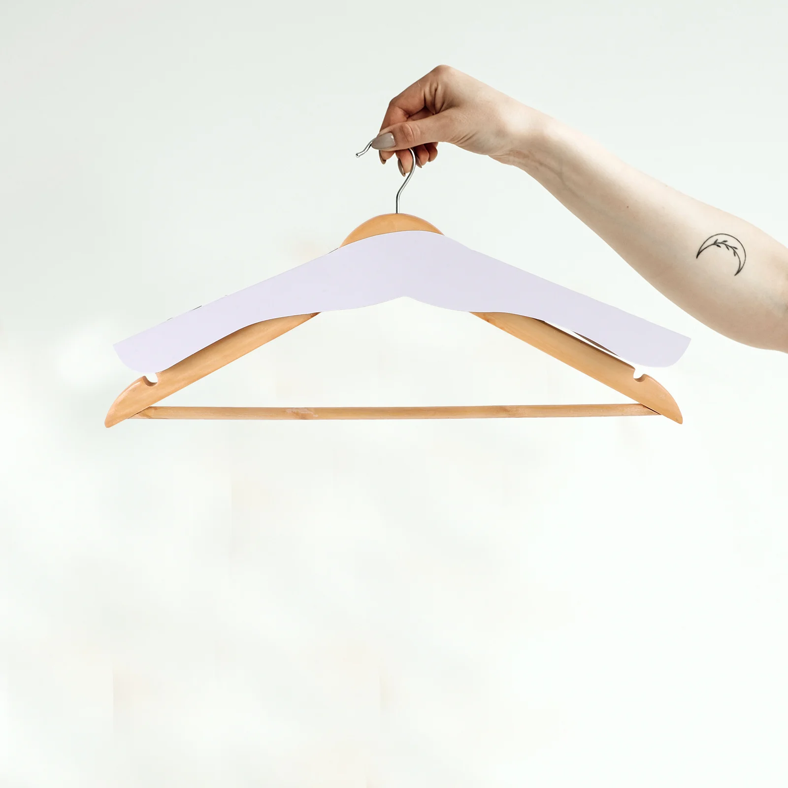 

50 pcs Hanger Shoulder Pads Paper Shoulder Protectors For Clothes Suit Coat Garment Hanger Accessories Storage Organizer