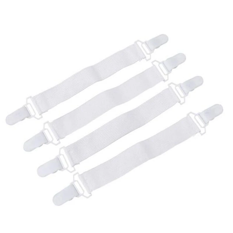 Ajustável cama folha prendedores, cinto prendedor, clipes, capa de colchão, cobertores, colcha titular, casa suprimentos, 4pcs por pacote