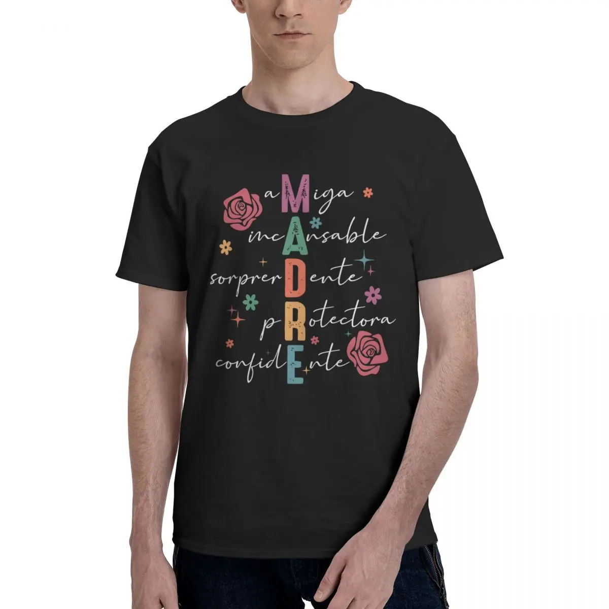 Movement Colorful Mother's Day Art Print Top tee Title Graphic Vintage Activity competition USA Size