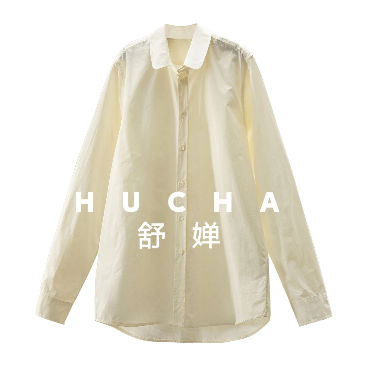 Simplifié Penny lait blanc 100 coton peigné Arc pendule lingot col chemise femmes 49I6 haut pour femme